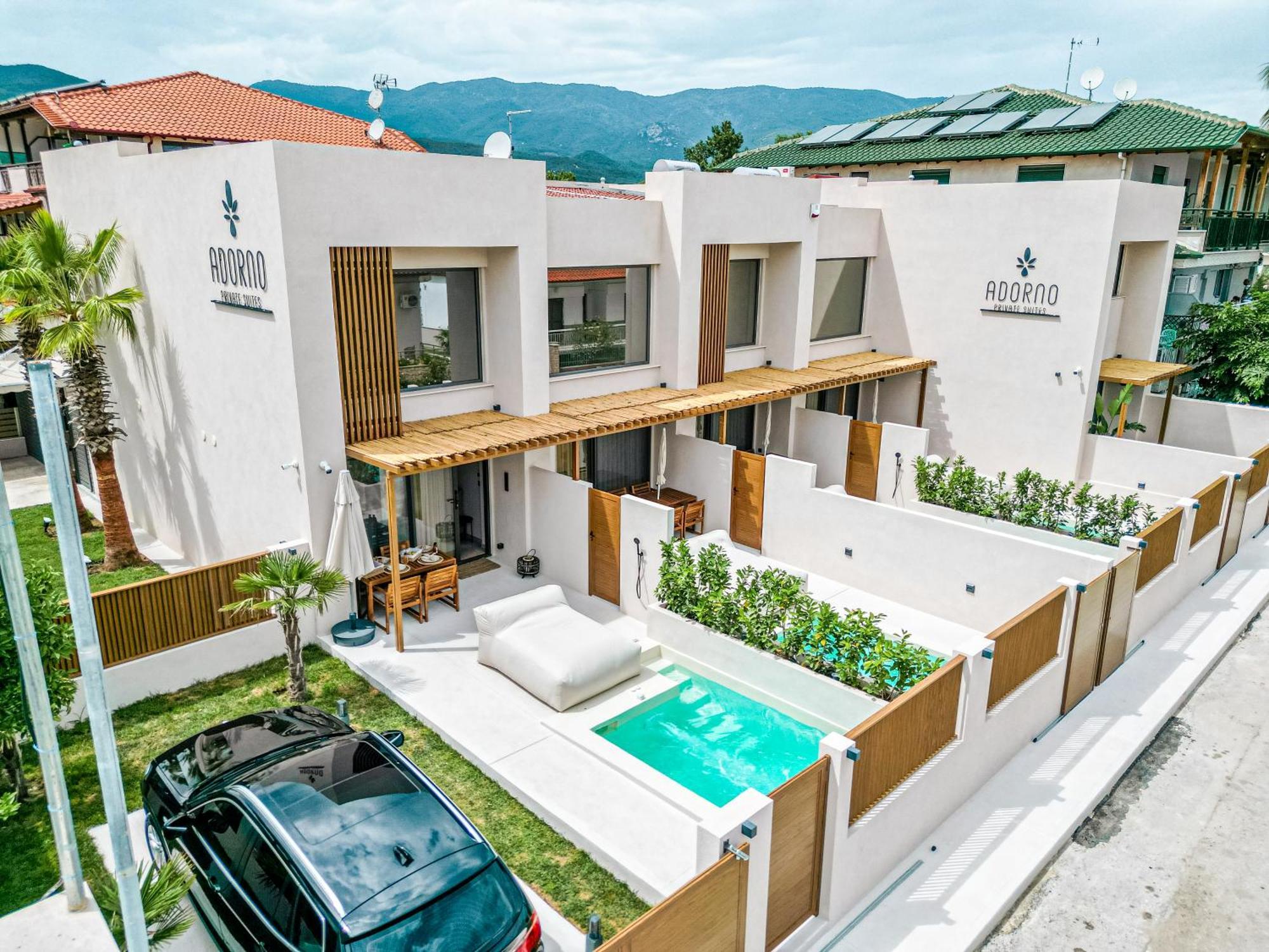 Adorno Private Suites Only Adults & Kids 12 Plus Nea Vrasna Exterior photo