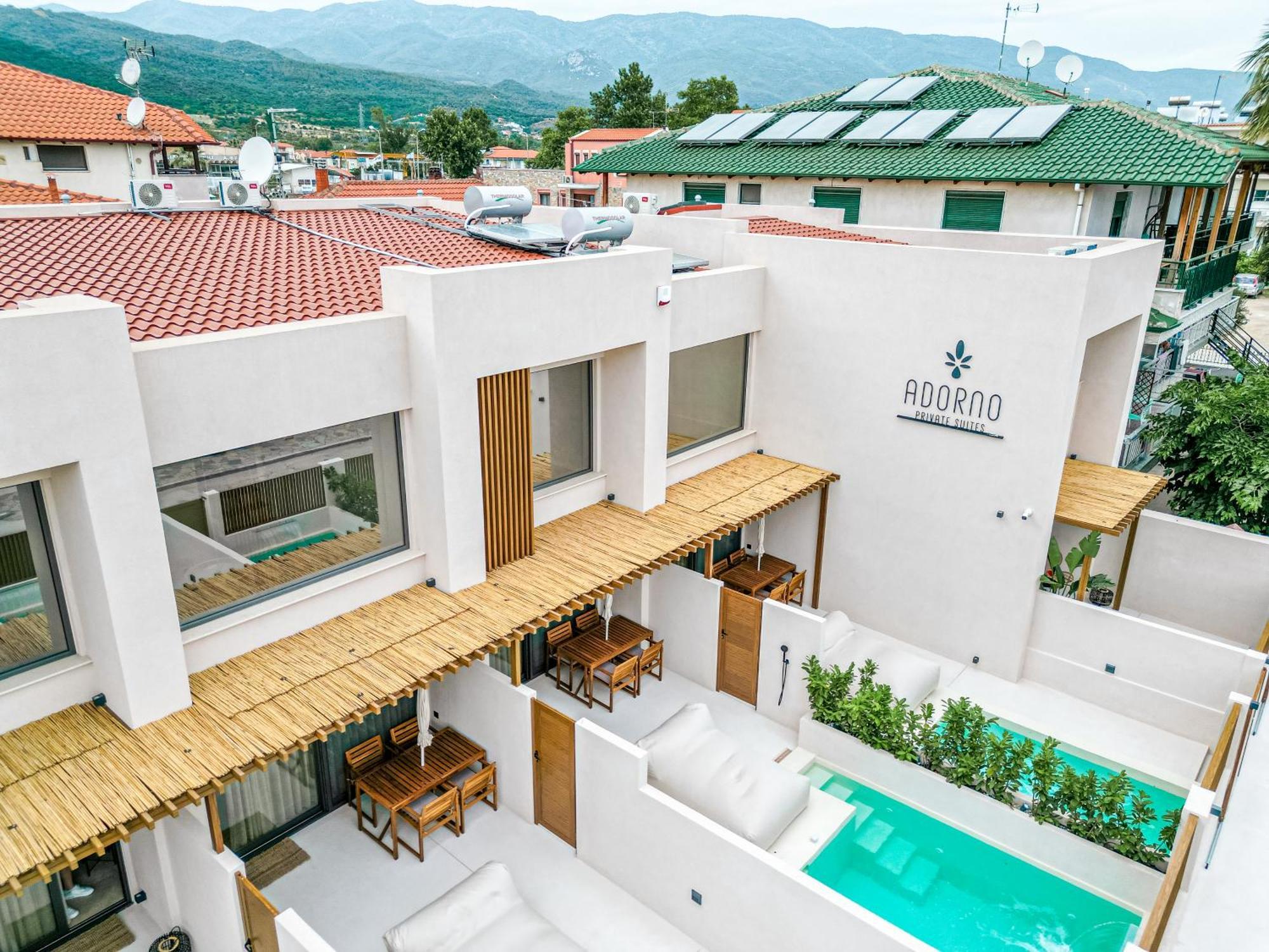 Adorno Private Suites Only Adults & Kids 12 Plus Nea Vrasna Exterior photo