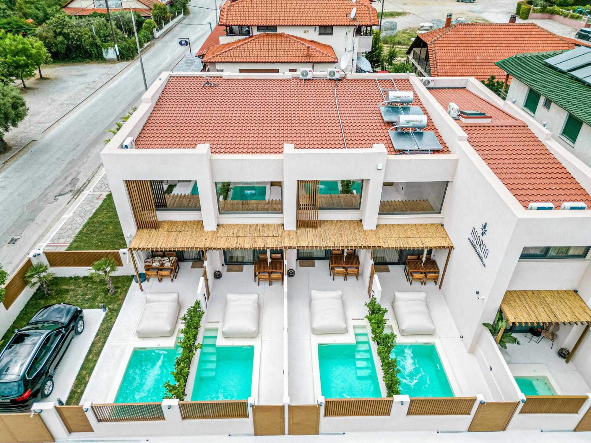 Adorno Private Suites Only Adults & Kids 12 Plus Nea Vrasna Exterior photo