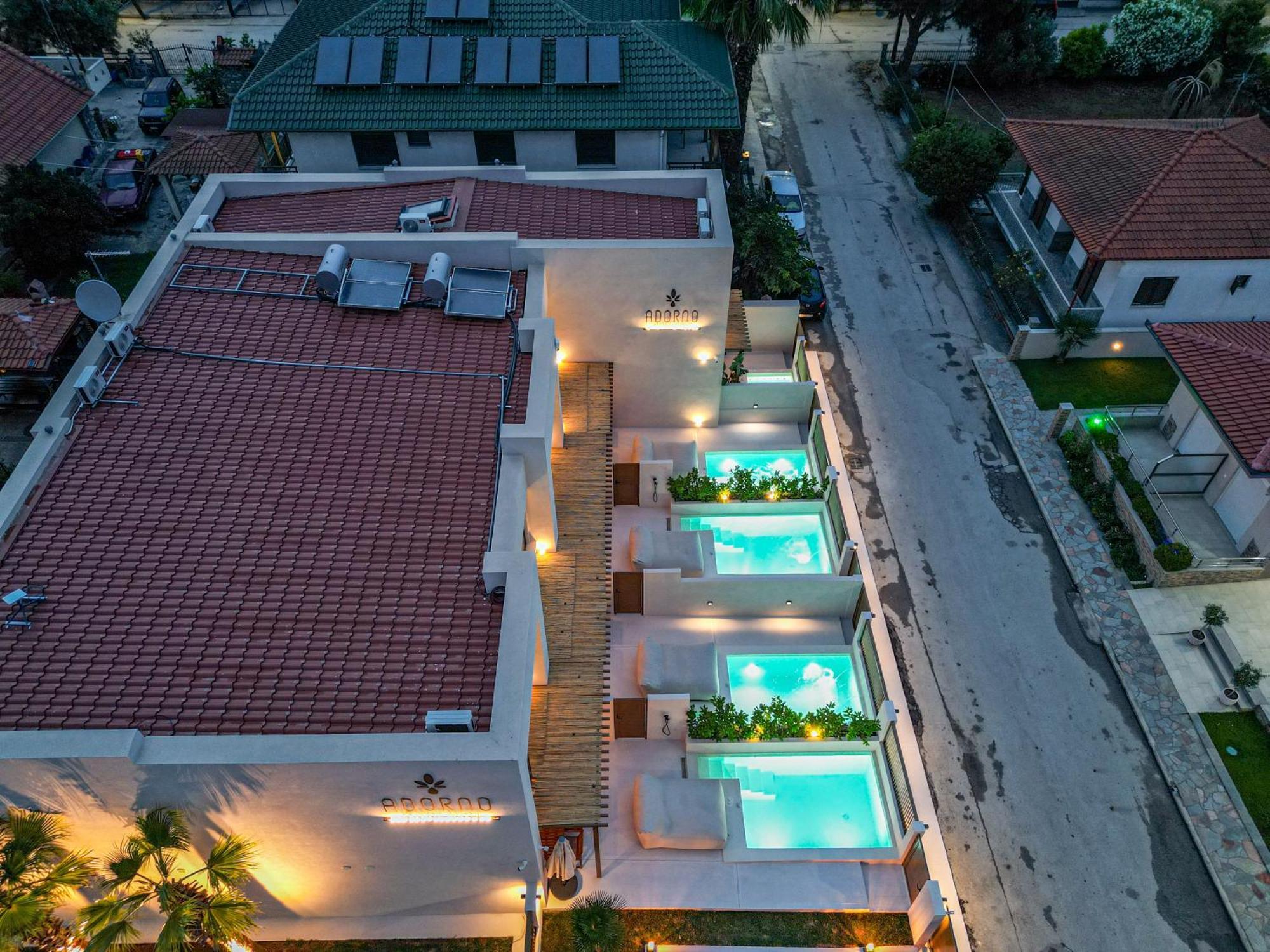 Adorno Private Suites Only Adults & Kids 12 Plus Nea Vrasna Exterior photo