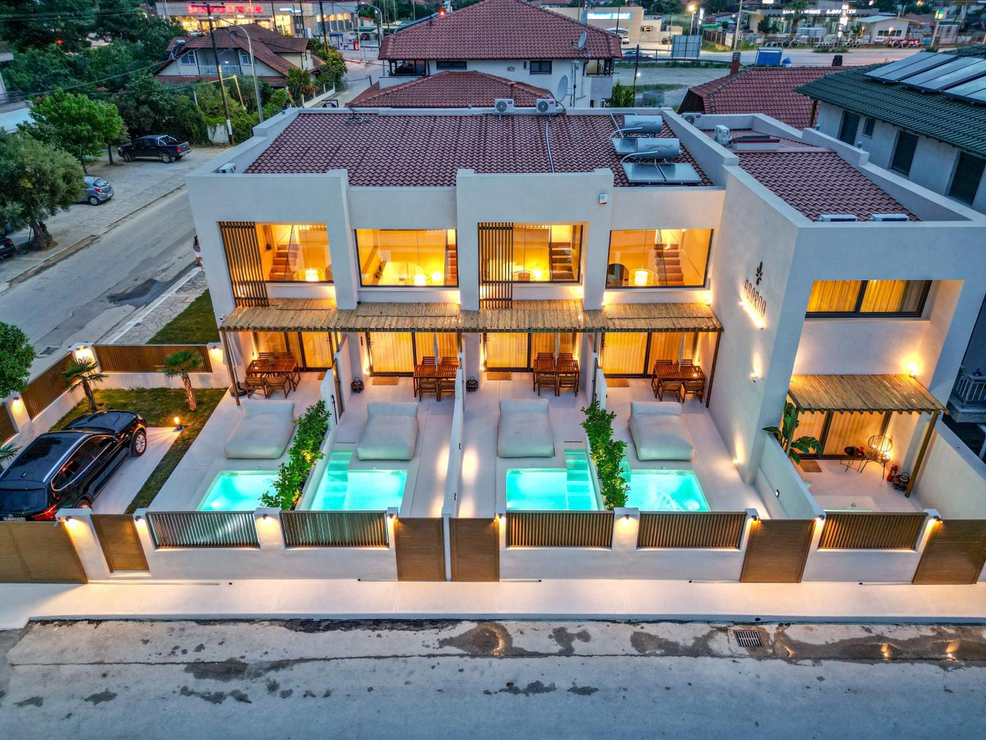 Adorno Private Suites Only Adults & Kids 12 Plus Nea Vrasna Exterior photo